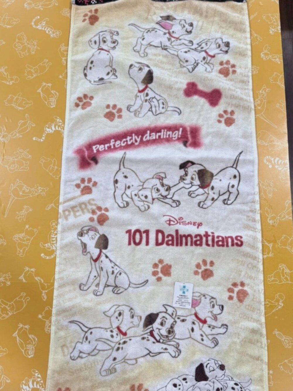 Disney 101 Dalmatians Face & Hand Towel New With Tags Disney Puppy Dogs - Picture 6 of 6